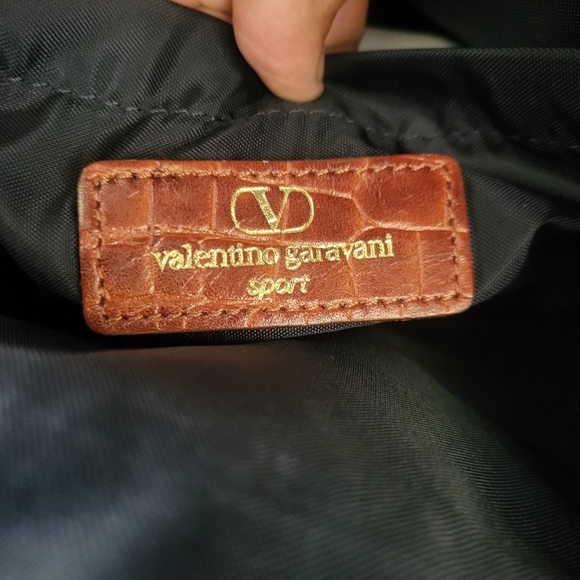 Authentic Valentino Garavani Genuine Leather Nylon Backpack Sport Rare!! main image 9